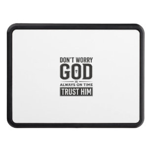 God Is Always on Time Christian Typography Design_ Hitch Cover