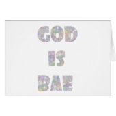 god is bae (Front Horizontal)