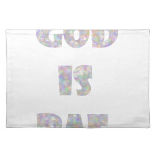 god is bae cloth placemat