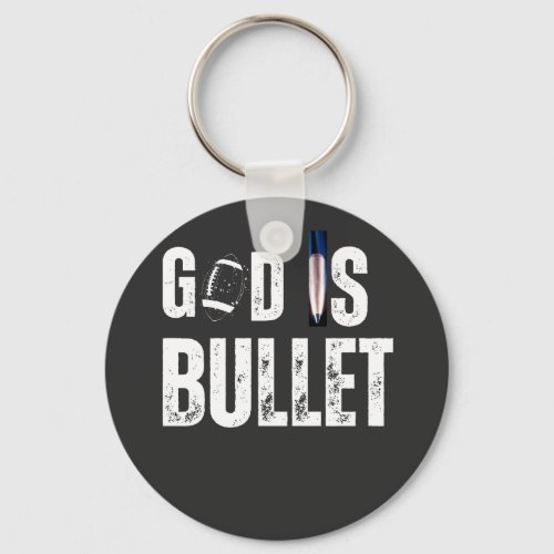 God is bullet keychain