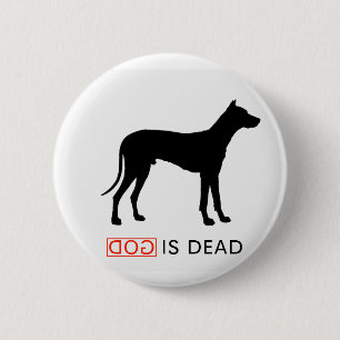 God is Dead badge Pinback Button