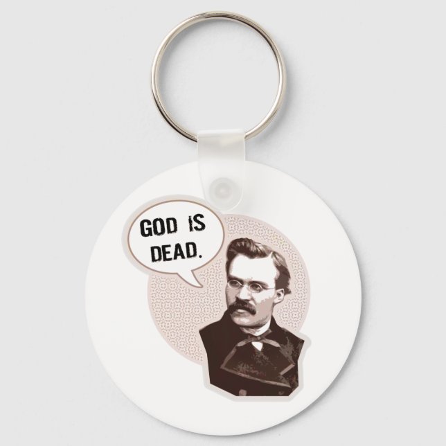 God is dead (Nietzsche) Keychain (Front)