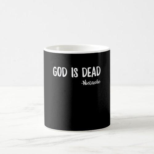 God is Dead Philospher Friedrich Nietzche Coffee Mug