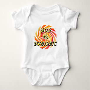 God is Dynamic Christian Baby Bodysuit