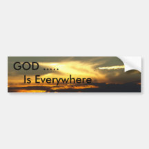 GOD Is Everywhere Inspirational Sunset