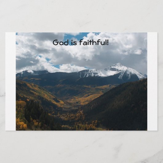 God is Faithful (Front)
