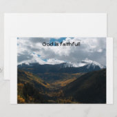 God is Faithful (Front/Back)