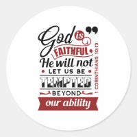 God Is Faithful – 1 Corinthians 10:13 Bible Verse