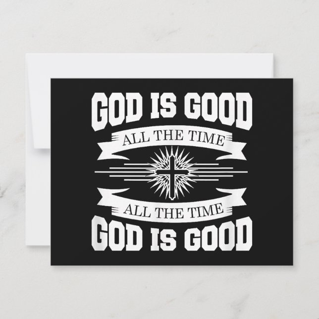 God is good all the time - Christian (Front)