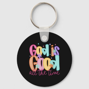God Is Good All The Time Christian Bible Verse Jes Keychain