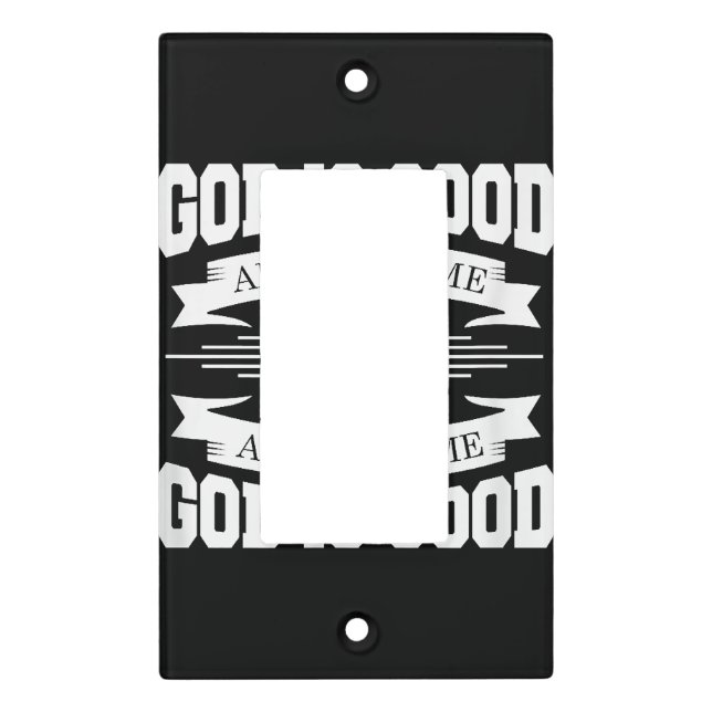 God is good all the time - Christian Light Switch Cover (Front)