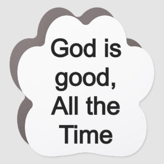 God is good car magnet