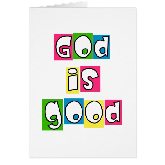 God is good cards (Front)