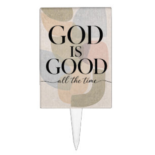 GOD IS GOOD Christian Cake Topper