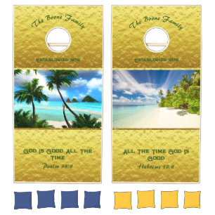 "God Is Good" Cornhole Set