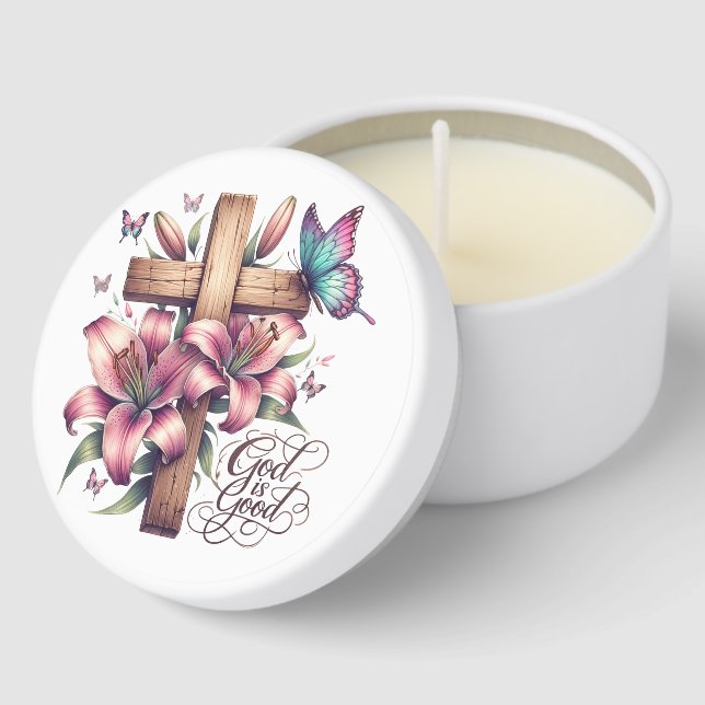God is Good Mini Candle Favors (Corner)