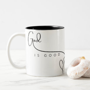 God is Good Motivational Faith Mug 