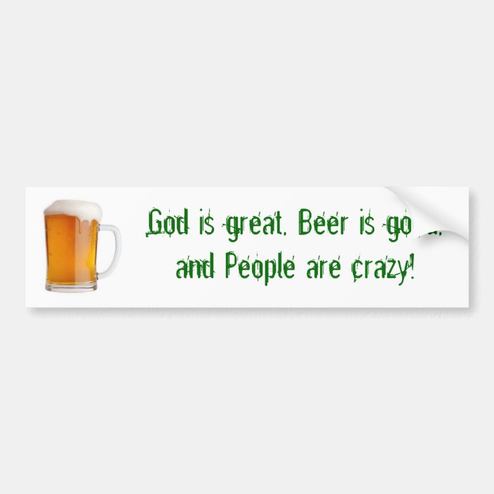 god is great beer is good shirt