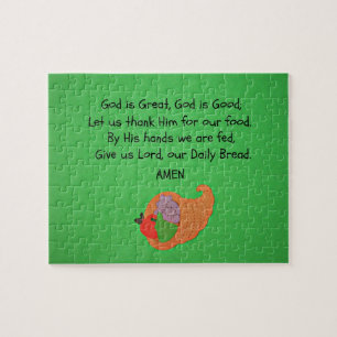 God is Great, God is Good... Jigsaw Puzzle