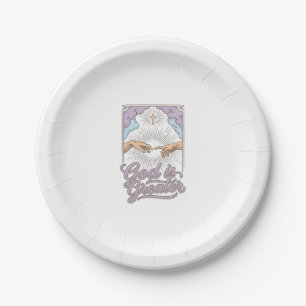 God Is Greater Christian Vintage Engraving Shirt_1 Paper Plates