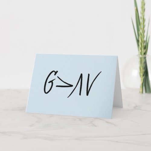 God is Greater Than The Highs and Lows Card