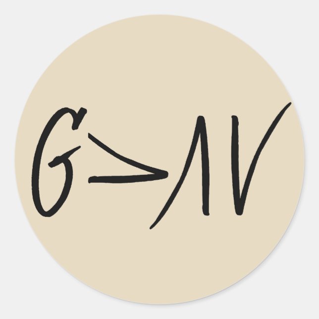 God is Greater Than the Highs and Lows Sticker (Front)