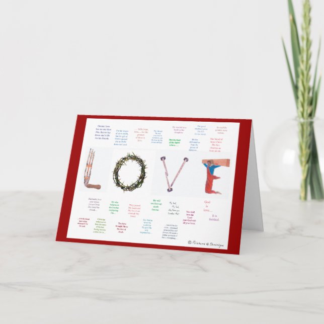 God is ... holiday card (Front)