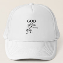 God Is In Control Christian Baseball Cap - Embroid