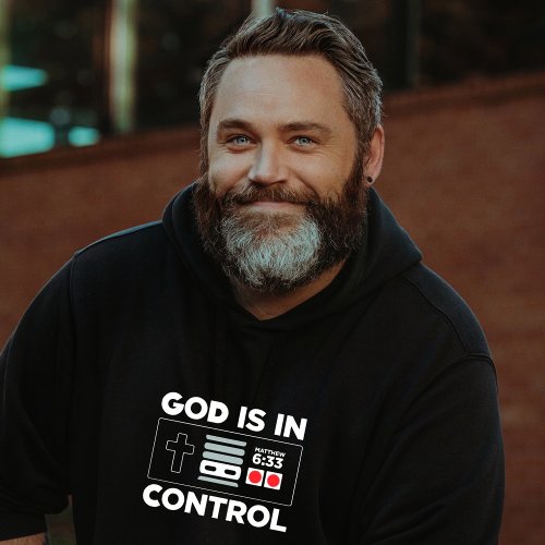 God is in control Christian bible verse Game Hoodie