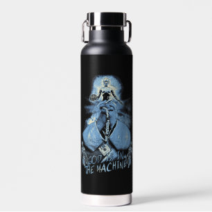 God is in the Machine - Techno-Dystopian Design Water Bottle