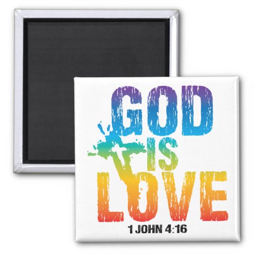 God is Love 1 John 416 Magnet
