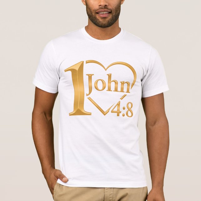 God Is Love - 1 John 4:8 by All43 T-Shirt (Front)