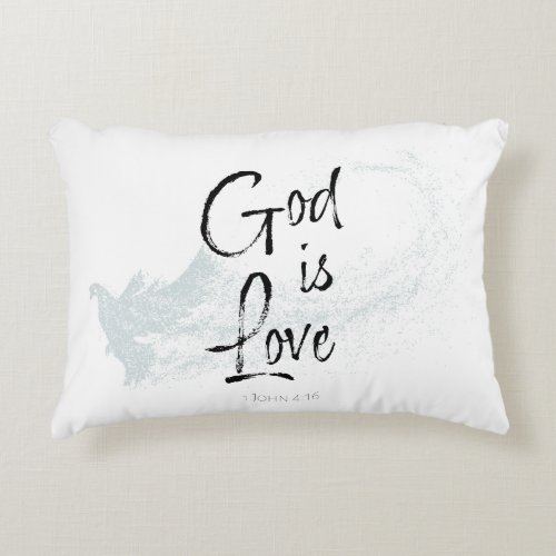 God is Love Accent Pillow