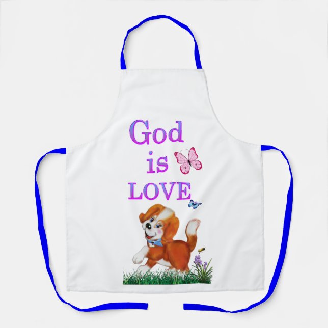 God is Love Apron (Front)