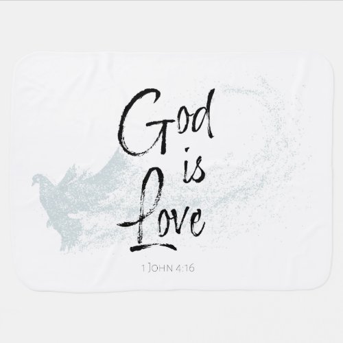God is Love Baby Blanket