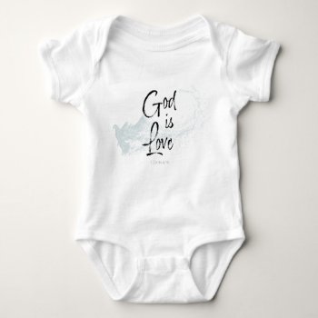 God Is Love Baby Bodysuit by CandiCreations at Zazzle