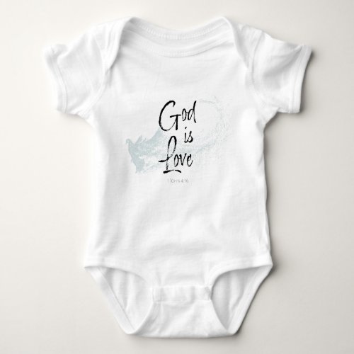 God is Love Baby Bodysuit
