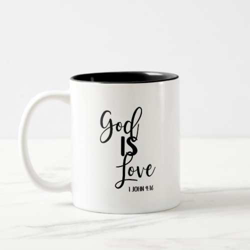God is Love Bible Verse Coffee Mug