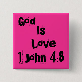God Is Love Button