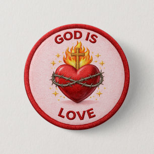 God Is Love Button