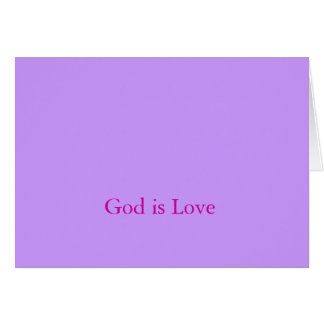 God is love cards