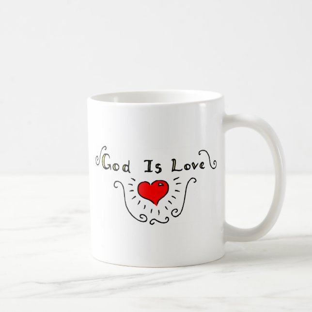 God Is Love Coffee Mug (Right)
