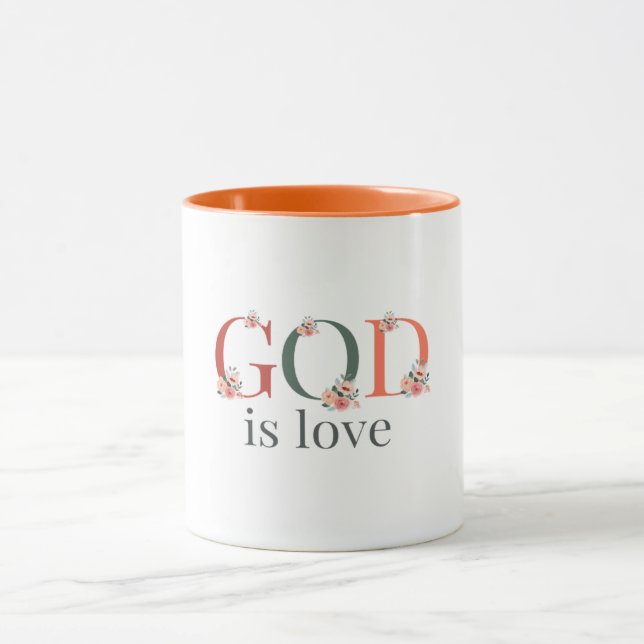 God is Love Coffee Mug (Center)
