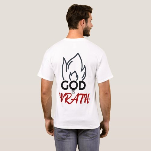 God is love God is wrath   basic t_shirt