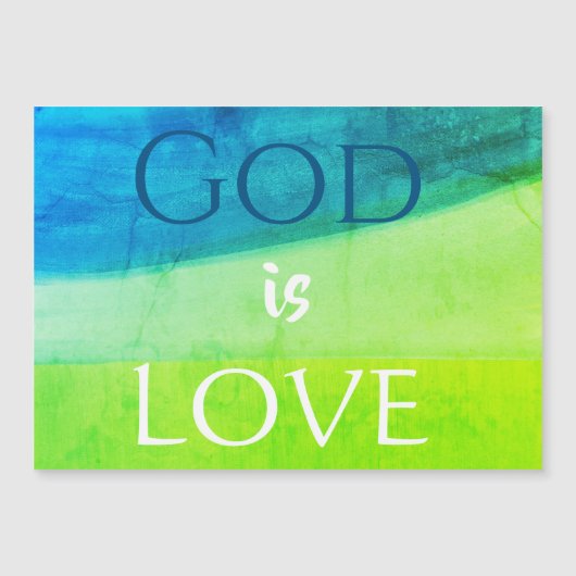 God is Love Inspirational Magnet (Front)