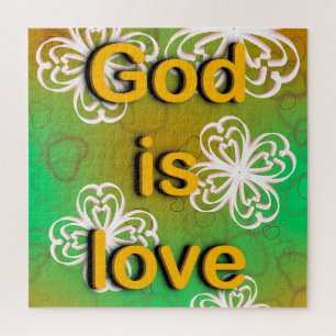 God is love jigsaw puzzle