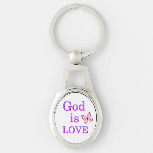God is Love Keychain (Front)