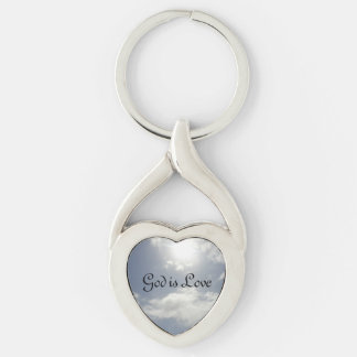 God is Love Keychain