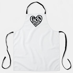 God is Love Like Jesus Quotes God Art Love Art Quo Apron