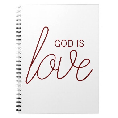 God Is Love Modern Christian Prayer Journal